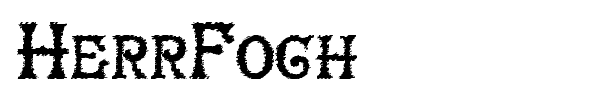 HerrFoch font preview
